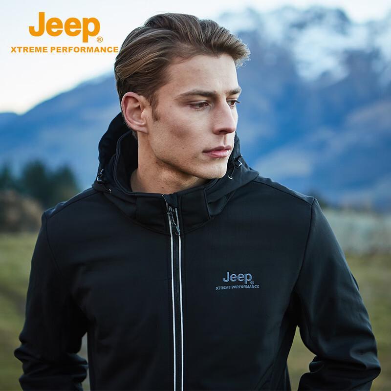 Jeep Men's Waterproof Outdoor Soft Shell Jacket