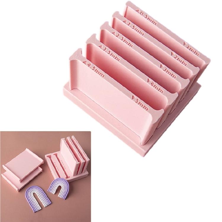 Ergonomisk Plattningsanordning för Polymerlera Med Utbytbara Höjdinställningar Idealisk För Hantverkare Som Designar Unika Lertillbehör