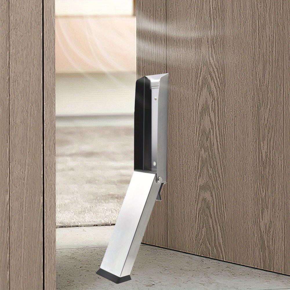Adjustable metal door stopper for easy installation, windproof door seam stopper, durable door stopper for home and office use