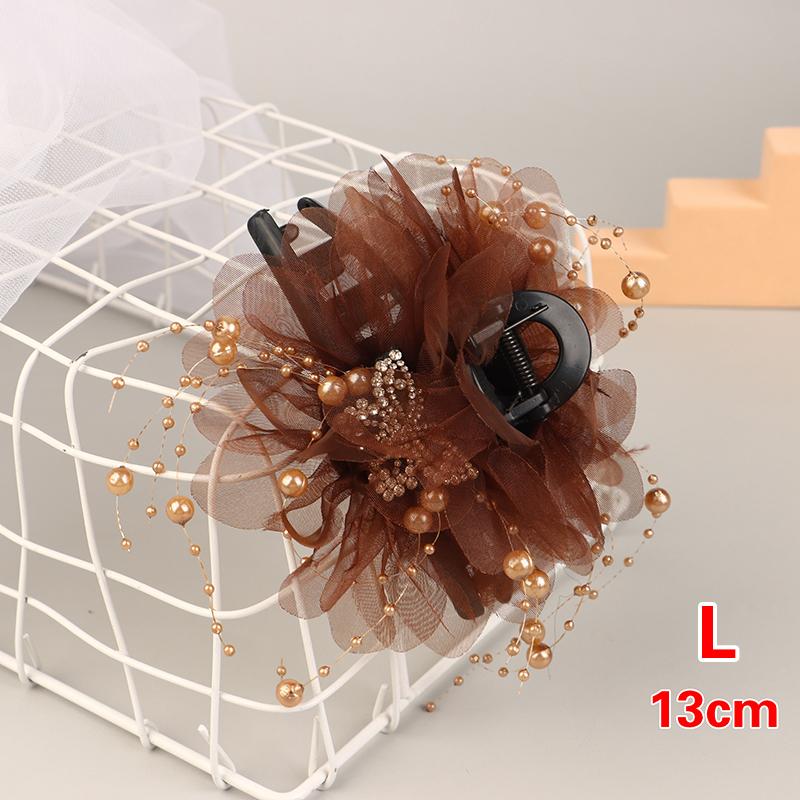 

Сетка Бабочка Цветок Заколка для волос Женская Акула Заколка для хвостика Головной убор Темперамент Цветок Заколка-краб Кисточки Головной убор