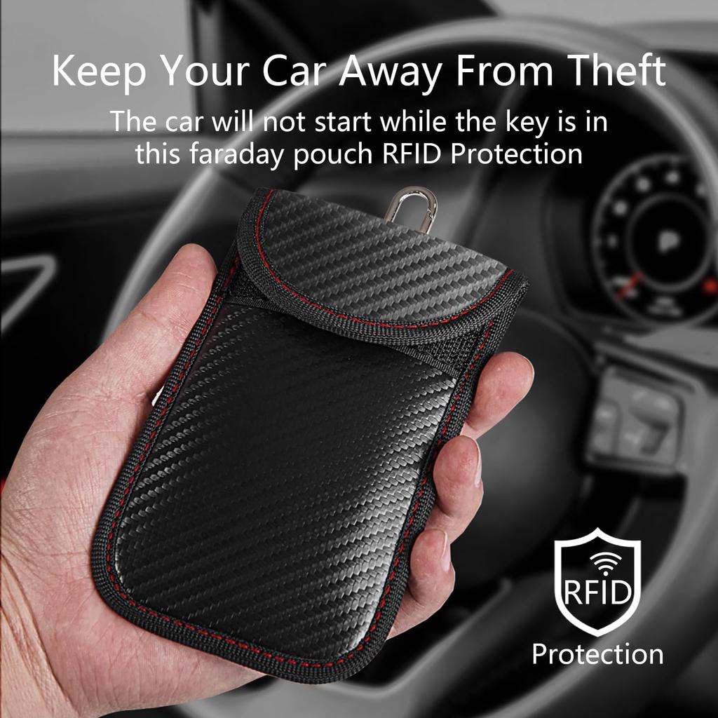 [Amzpas] Radio Wave Blocking Relay Attack Prevention Key Case, Car