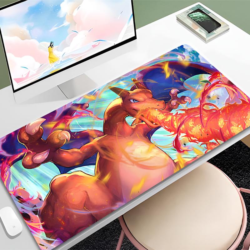 Mouse Pad Gaming Large Dywan Gamer Keyboard Desk Mat Table Carpet PPokemon dragon Mousepad Big x For Computer
