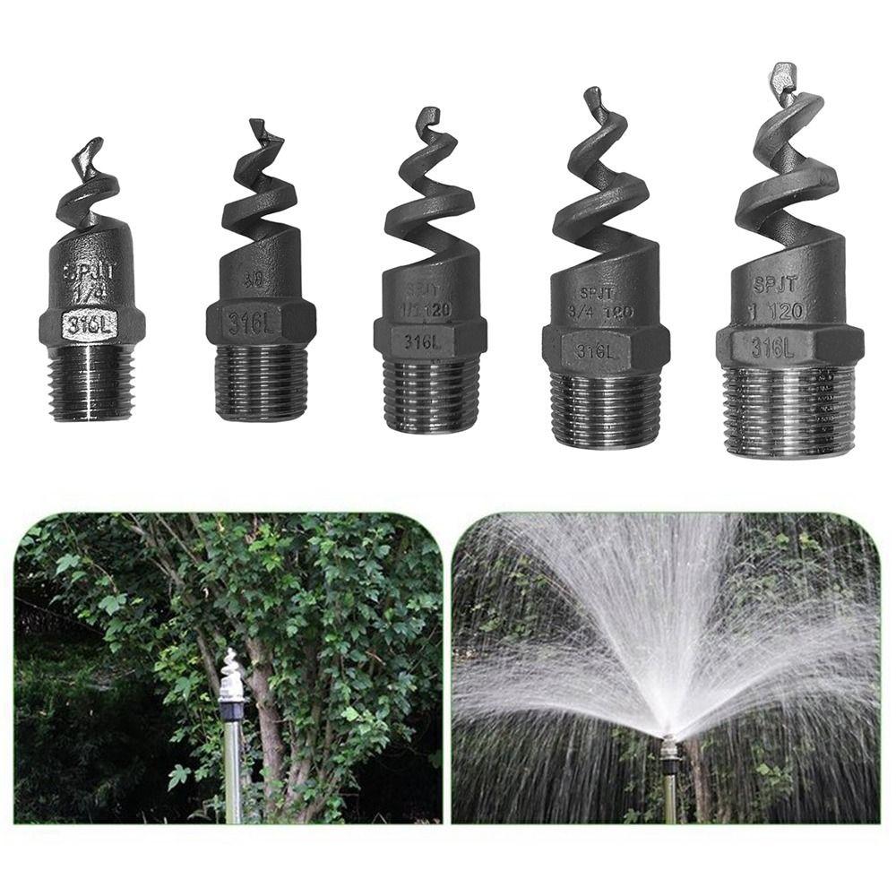 316L Stainless Steel Spiral Nozzle Silver Atomization Nozzle  Agricultural Spray