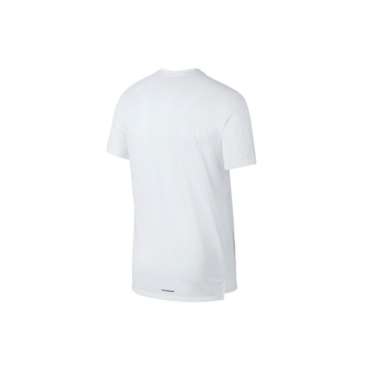 Nike Rise 365 Running Training Crew Neck Short Sleeve T-Shirt Men Tops White AQ9922-100
