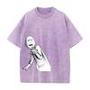 Saitama One Punch Man Funny Graphic T Shirt Men Women Cotton Tshirts Vintage Washed Tee Harajuku Male Casual Oversized T-shirt