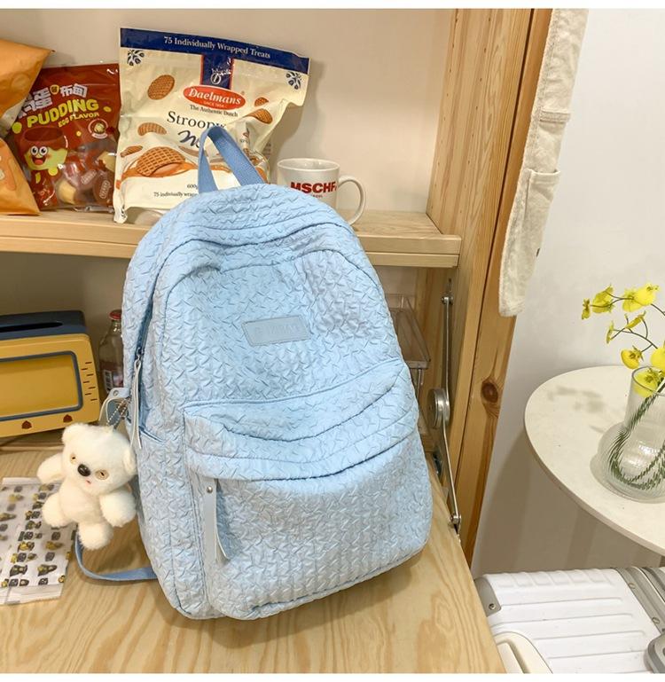 Schoolbag new student backpack simple fashion casual Mori small fresh schoolbag sweet wind versatile backpack high sense