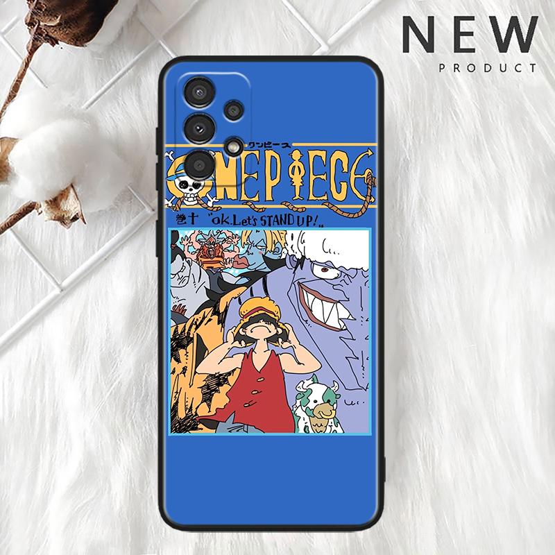 

O-ne P-iece пиратский корабль для Samsung A90 A80 A70S A60 A50S A40 A30S A20E A20S A10S A03 A02 A2, черный силиконовый чехол для телефона Samsung A20S