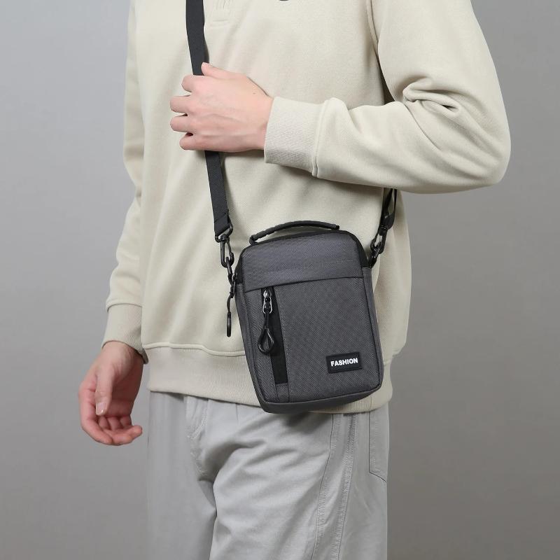 Men's Lightweight Multi-Wear Waist Bag – Convertible Crossbody Sling for Casual Shoulder or Hip Carry