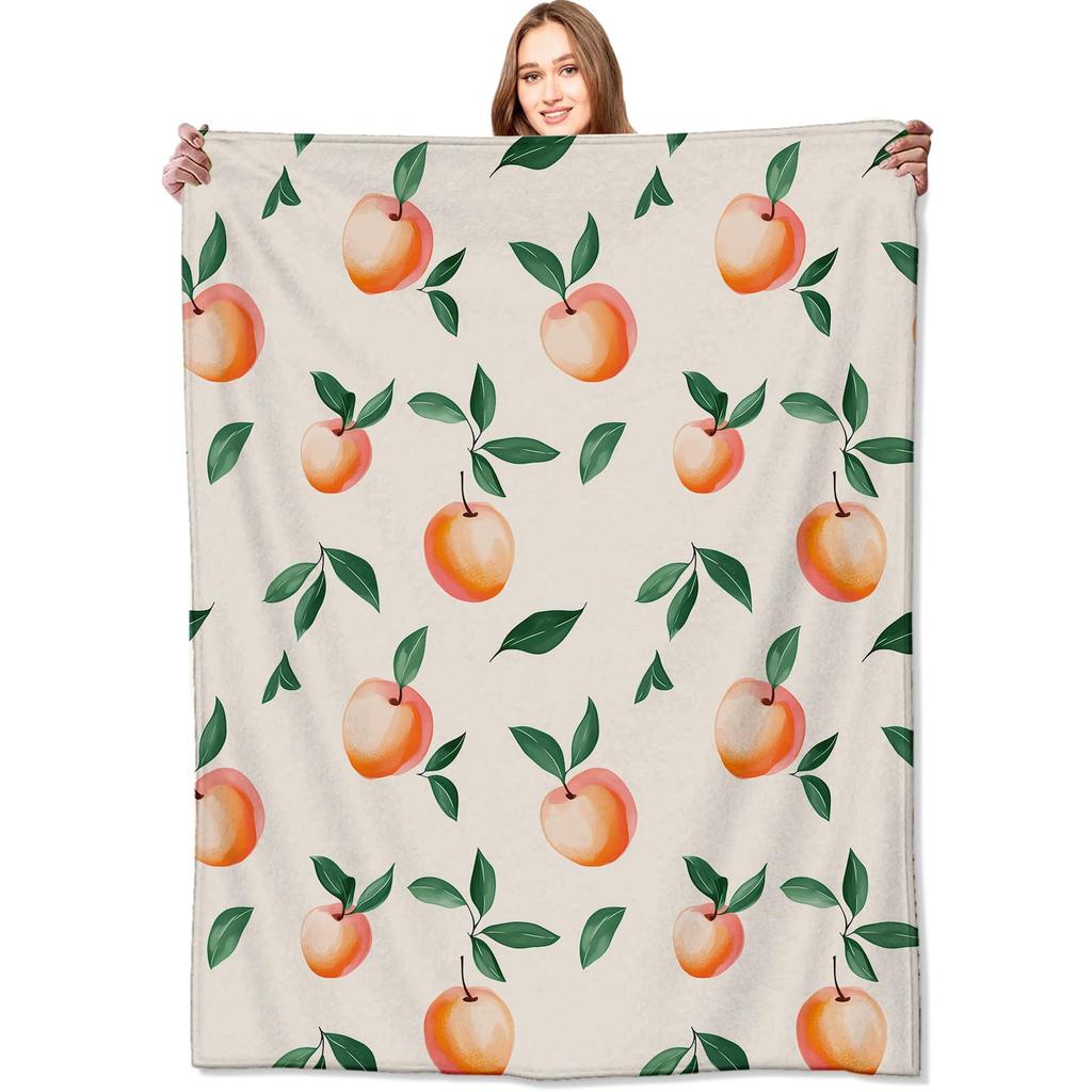 Frucht-Themen-Decke Ein Geburtstagsgeschenk Für Mädchen Jungen Und Kinder Leicht Und Weich Wolle Geeignet Für Sofas Betten Und Zimmer