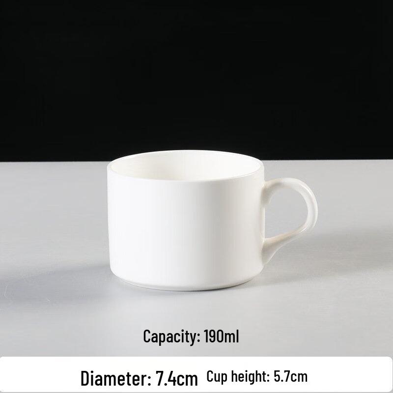 Набор керамических кофейных чашек с золотым ободком