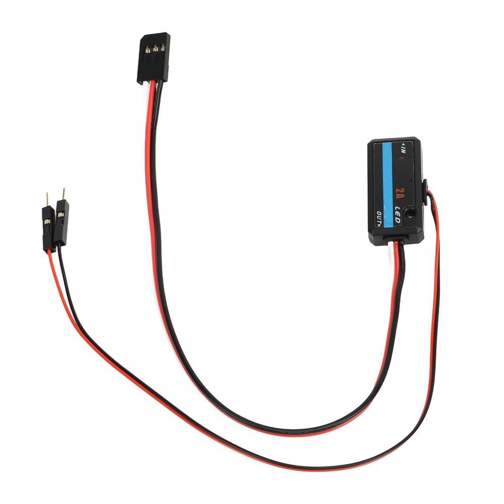 Black Voltage Collection Module Voltage Sensing Module for FSi6/FSi10/iA6B/iA10 Receiver for Boats