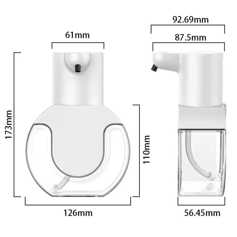 Smart Soap Dispenser Touchless Motion Sensor Washing Hand Device Wall-Mounted Liquid Soap Dispenser Liquid/Foam Model 430ml