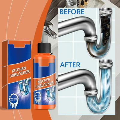 Kitchen Unblocking Agent, Strong  Unblocking Agent, Sink And Sewer Cleaning Agent,  Cleaning 100ml