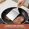 1pc Stainless Steel Spatula, Stainless Steel Cooking Spatula, BBQ Spatula, Teppanyaki Spatula, Steak Knife Spatula, Pizza Spatula
