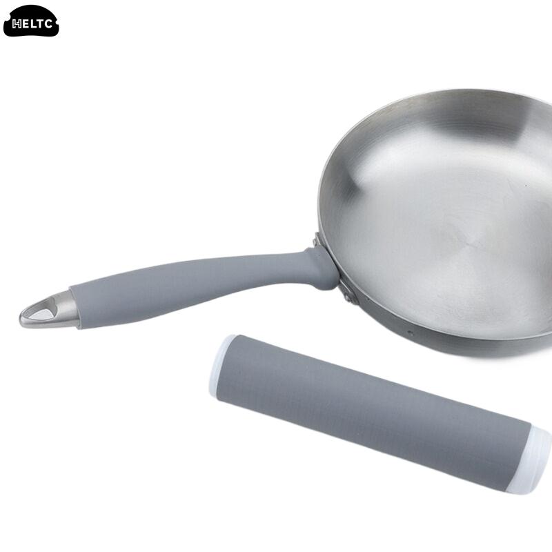 Self-shrink Handle Sleeve Anti-scalding Pot Handle Cover Holder High Heat Resistance Silicone Pot Handle Cover For Frying Pan