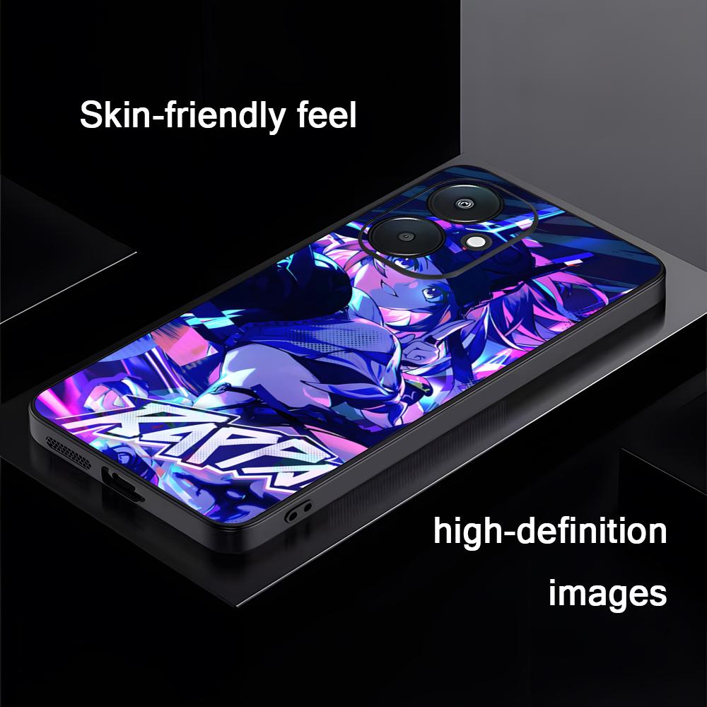 

Крутой Чехол для Телефона HonkaiStarRail Rappa Для Xiaomi Redmi 14C 13C 12C Note14 13 12 11 10 Pro Plus S Мягкий Черный Чехол Redmi Note 11 4G