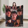 Will byers Horror TV Warm Comfy Blanket For Bedroom Graphic Throw Blanket Autumn Camping Flannel Bedspread