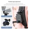 Supporto morsetto multifunzione per fotocamera con rotazione a 360° per action cam, clip per cappello, adattatore, supporto per sport