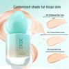 XIXI Soft Mist Fine Grinding Foundation: Natural Silky Smooth, Delicate Oil Control, Perfect for Beginners, Base and Color Makeup.