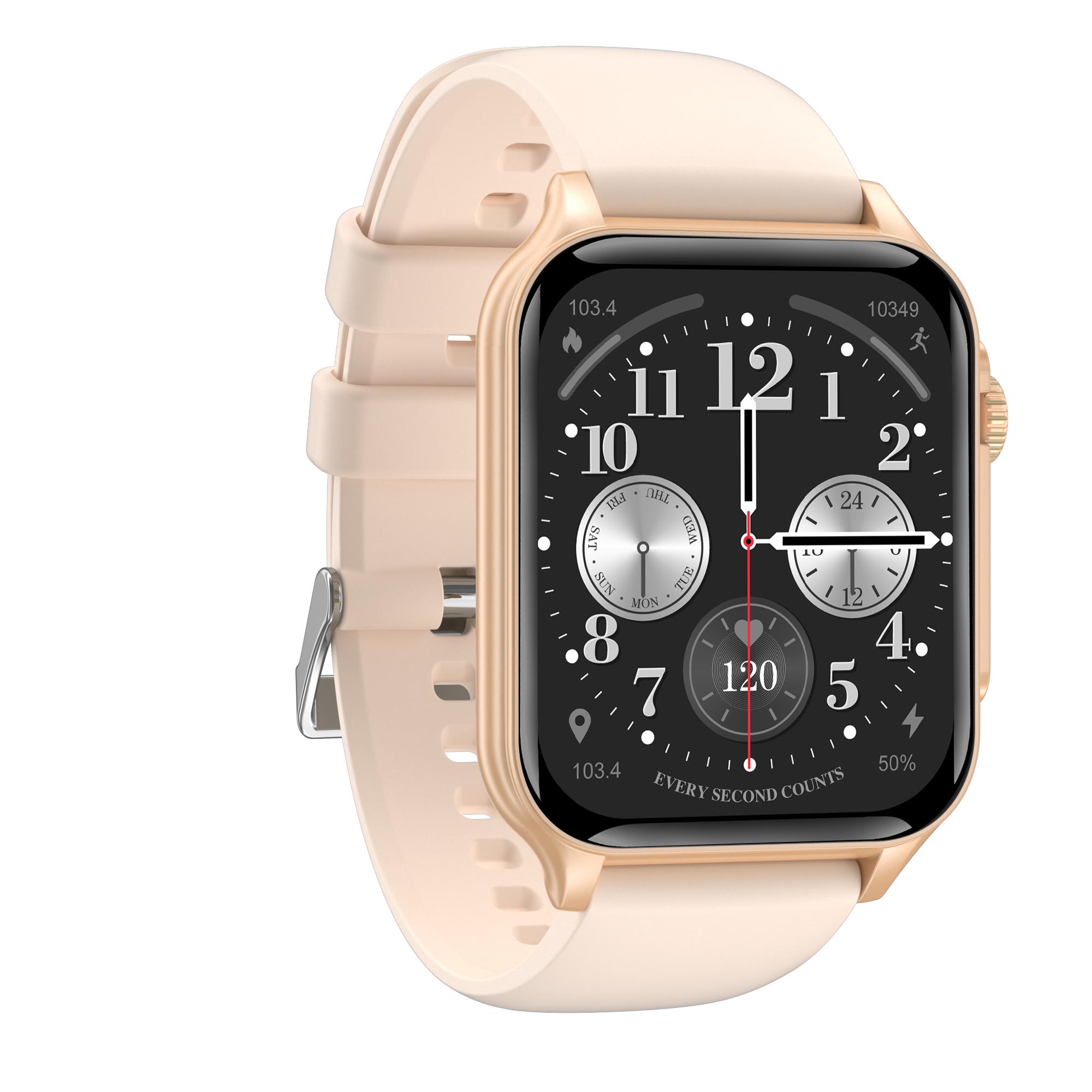 

Умные часы 1,96 BT Call Умные часы с 8 световыми эффектами Водонепроницаемые фитнес-трекеры Спортивные часы Монитор сердечного ритма