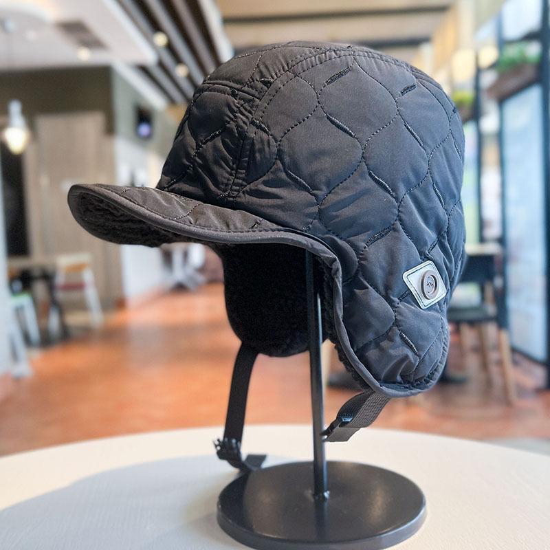 Zimní zesílené a sametové teplé čepice pro muže a ženy na lyže