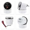 0-190 Ohm 52mm UP-DN Right Side Trim Meter Waterproof Trim Gauge with Red Backlight Stainless Steel Bezel Car Accessories