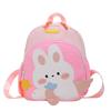Bunny Toddler School Bag With Breathable Nylon Material And Cute Cartoon Pattern