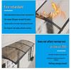Premium Outdoor Doorway Awning - Rainproof Sun Shade for Balcony & Courtyard