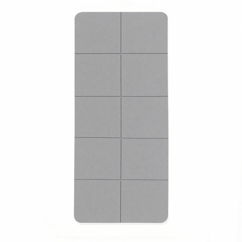 Foldable Fitness Mat Space-Saving with Carrying Bag Lightweight