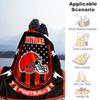 City Rugby Cap06 Personalized Name Blanket Gift Customizable Blanket Ultra-Soft for Chair Office Office Chair Sofa for All Occasions