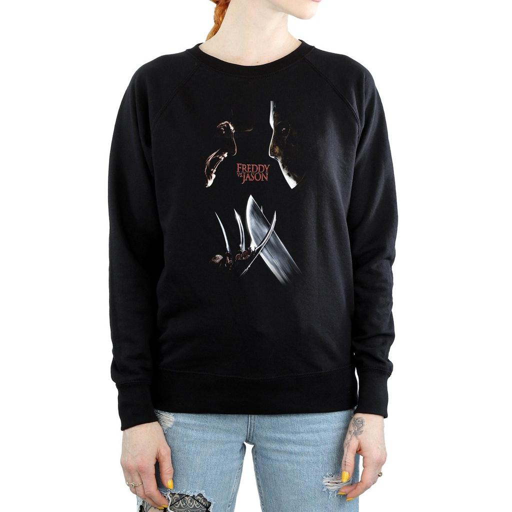 A Nightmare On Elm Street Womens/Ladies Freddy Vs Jason Sweatshirt
