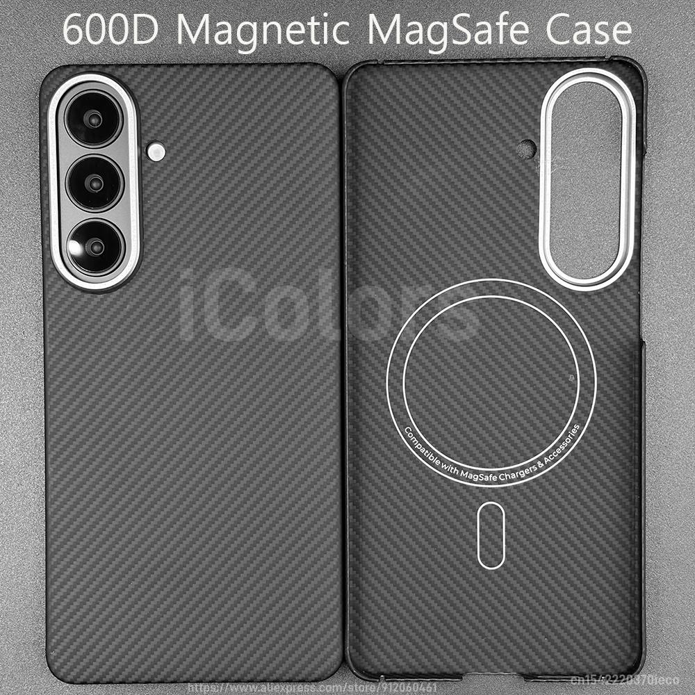 For Samsung Galaxy S26 Ultra S26 S25 S24 Aramid Carbon Fiber Case Magnetic Case Armor Protective Cover Blue Milky Way Galaxy