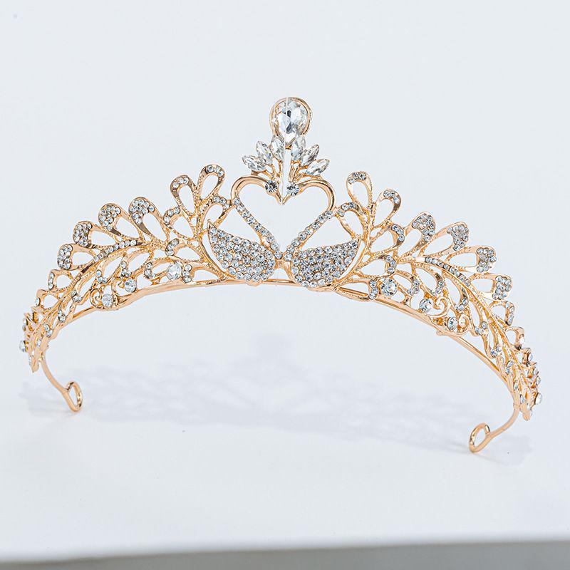 Children's Crystal Crown Headband: Elegant Princess Performance Hairpiece for Girls