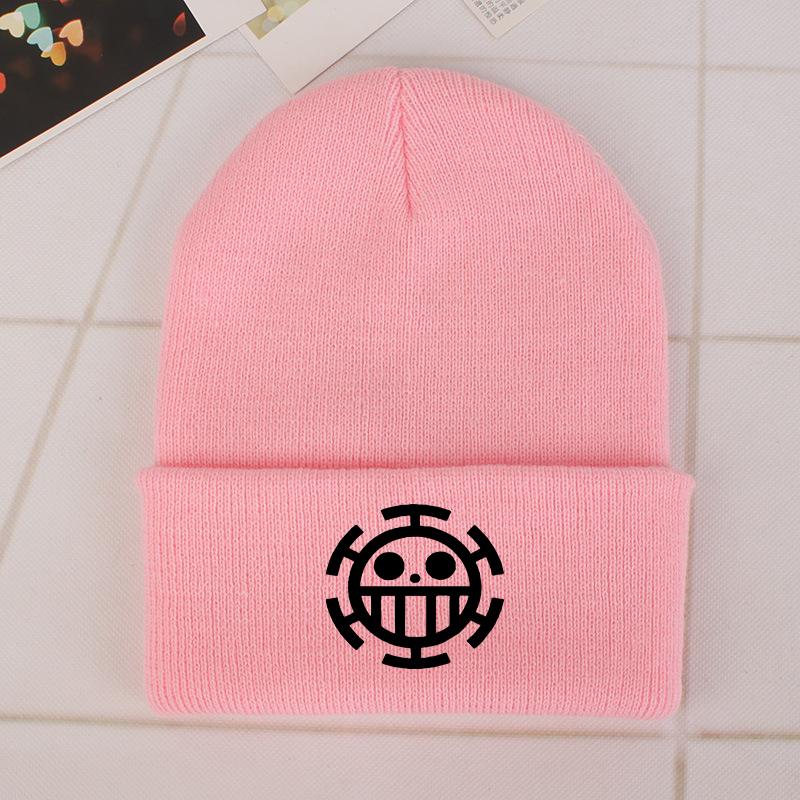 Janpanese Anime Winter Hats for Unisex Luffy New Beanies Knitted Hat Autumn Female Beanie Caps Warmer Bonnet Ladies Casual Cap