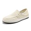 New Loafers Men Breathable Casual Shoes Classic Linen Slip On Sneakers Male Summer Cheap Driving Shoes For Men Wide Lightweight