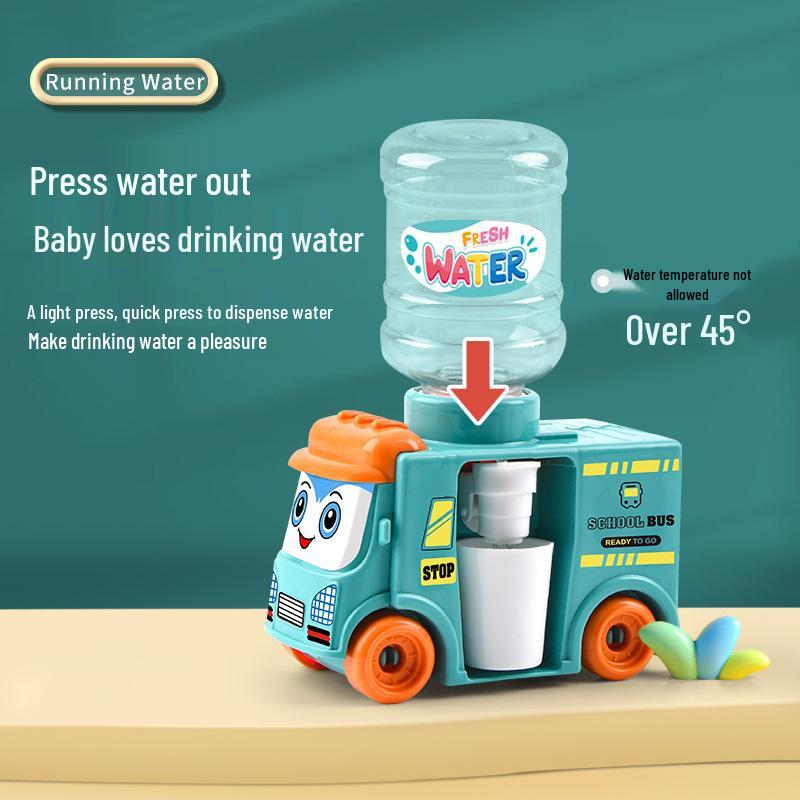 Dinosaur Water Dispenser Toy for Kids - Mini Kitchen Play and Educational Fun