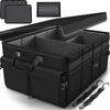 Foldable Car Trunk Organizer Box Large Capacity 60L Storage Bin With Handle SUV Sedan Hatchback