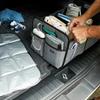 Foldable Car Storage Organizer Box Backseat Trunk Multi-Use Cargo Bin With Handle Waterproof Oxford Fabric