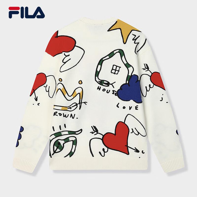 FILA Couple's New Year Graffiti Knit Sweater