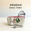 1Pc New Silicone Glasses Bag Portable Fashion DIY Sunglasses Sunglasses Protection Glasses Case Hanging Bag Glasses Bag