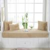 New Winter Plush Solid Color Quilted Cotton Tatami Window Sofa Cushion Semi-finished Sofa Cover Fabrics