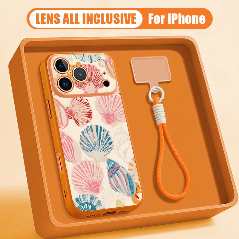 Turtle Fish Print Hand Strap Case For iPhone 17 Pro Max iPhone 16 15 14 13 Pro Max Magnetic For Magsafe Hybrid TPU+PC Matte Cover