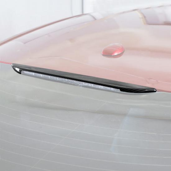 For 2015-2025 Ford Mustang ABS Carbon 3rd High Brake Tail Light Lamp Cover Trim