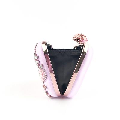 W-FIGHT Chic Women Evening Bag Round Flower Dinner Party Wedding Clutch Shoulder Handbag