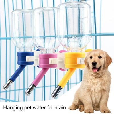 Bebedouro para animais de estimação suspenso de 150/250/500ML Alta capacidade Resistente a mordidas Bordas lisas Resistente a quedas Fácil de usar