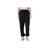Asics Logo Print Straight Leg Jogger Comfortable Knitted Sports Pants Women bottoms Black 2032C833-001