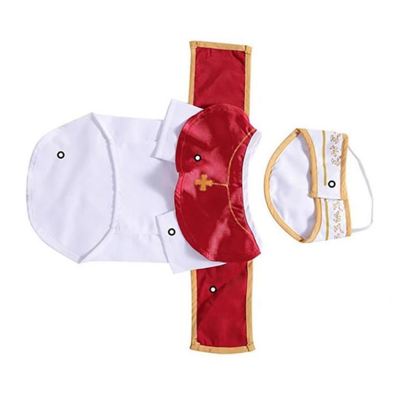 Costume Papa Cane Cappello e Veste da Papa per Cane Vestiti Carini per Gattini e Cuccioli per Intrattenimento Oggetto di Scena per Foto Vacanze Eventi