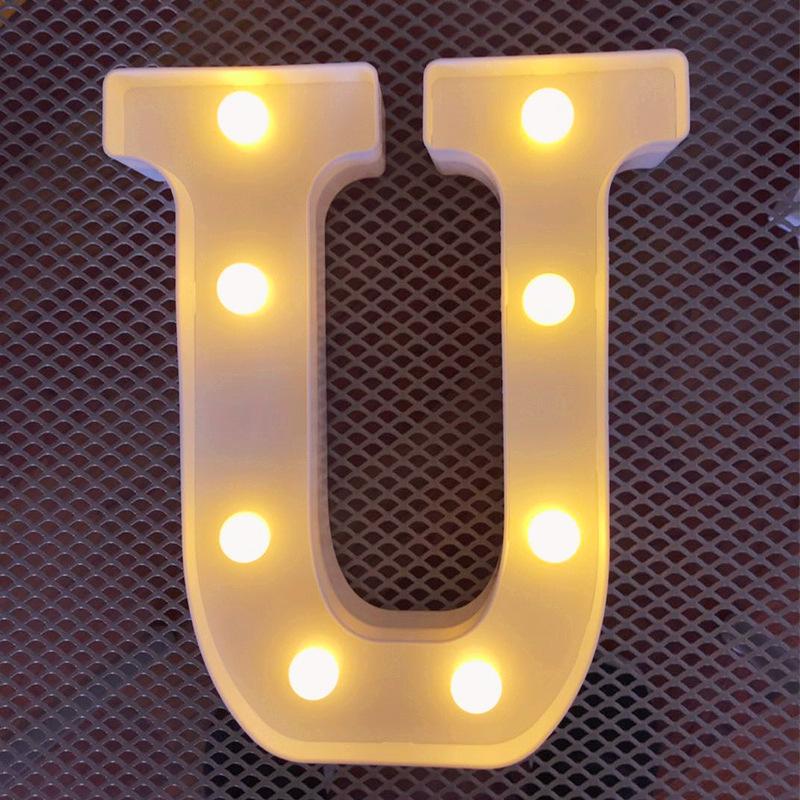 Popular 26-Letter Alphabet, Number & Symbol Lights for Events & Decor