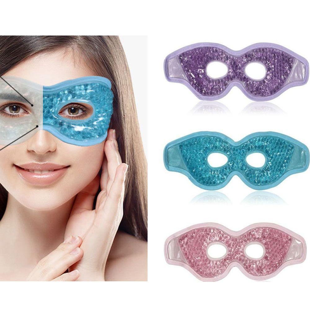 Heat Therapy Cold Eye Packs Reusable Ice Gel Pack Cold Compress Face Mask  Relieves Eye Strain