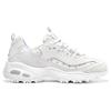 Skechers DLites 1.0 Fafa Bear Mesh Fabric Synthetic Leather Trendy Shock Absorbing Durable Breathable Low Top Dad Shoes Women Sneaker White 896180-WHT